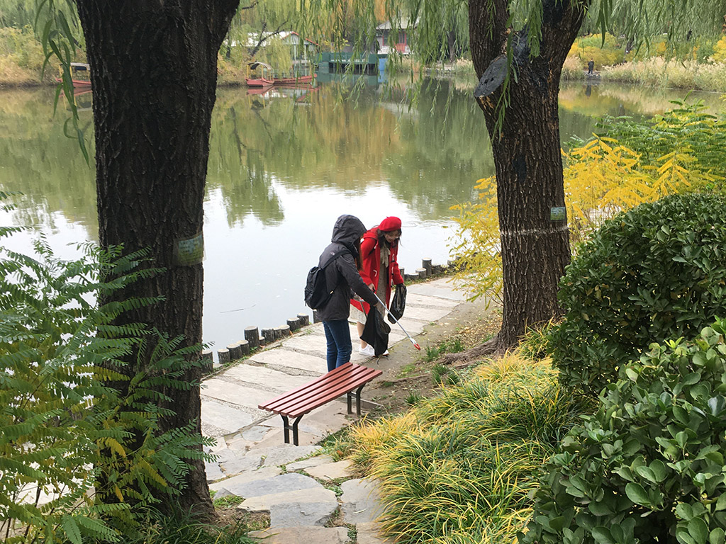 參與北京柳蔭公園保護(hù)活動
